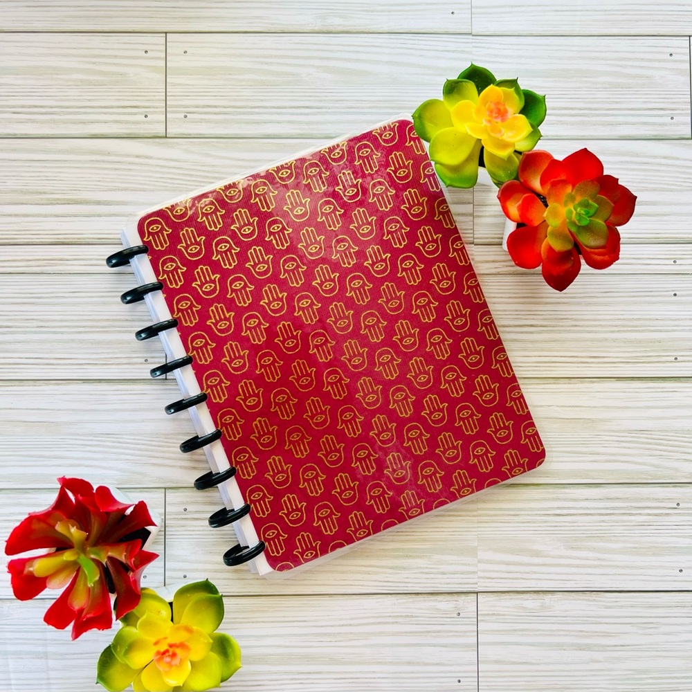 Happy Planner Classic size weekly layout Evil eye hamsa turkish eye undated
